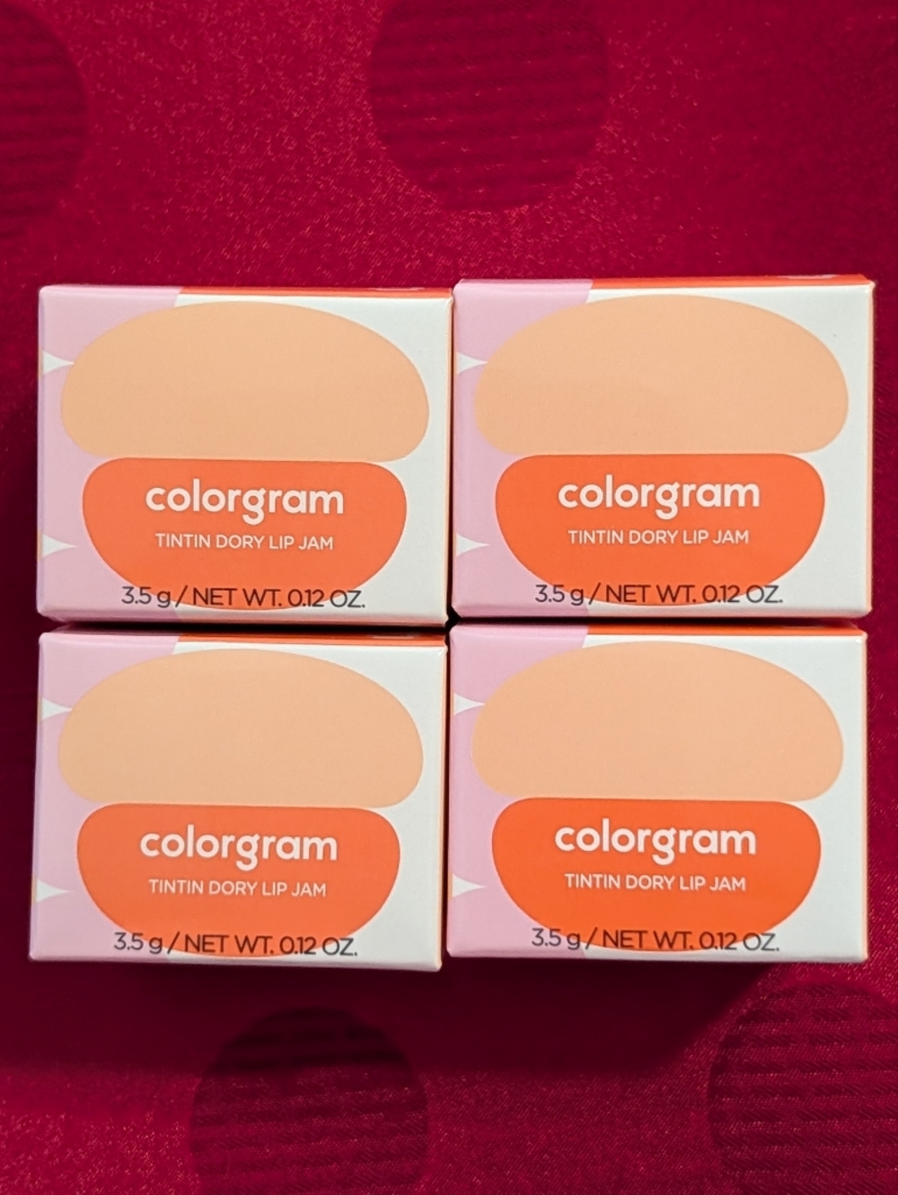 4 Colorgram Tintin Dory Lip Jam - Grapefruit Jam Bundle Of 4 🆕